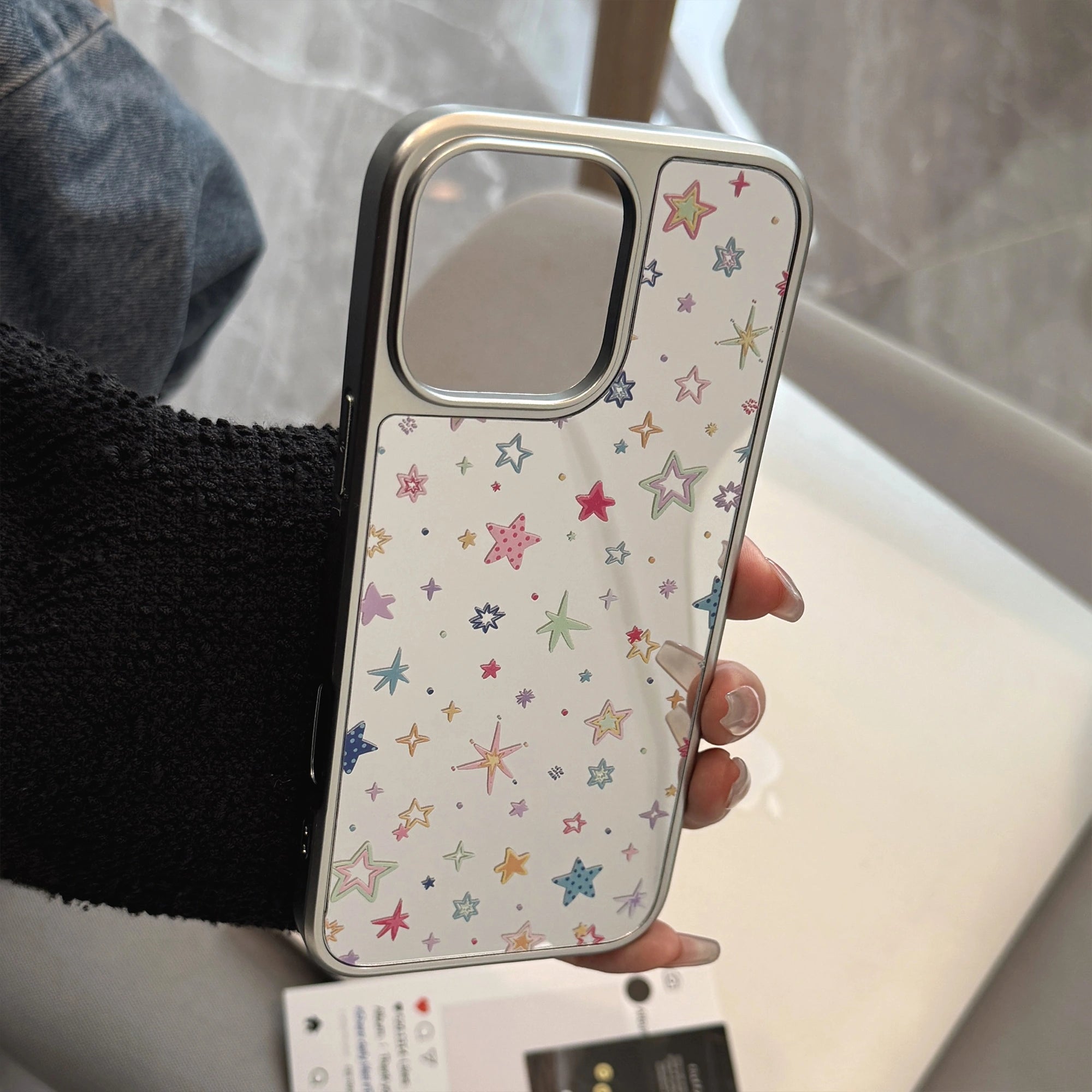 Colorful Dopamine Stars - iPhone Case